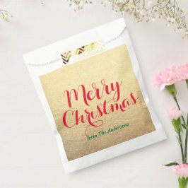 Speciaal kerstrood handschrift bedankzakje