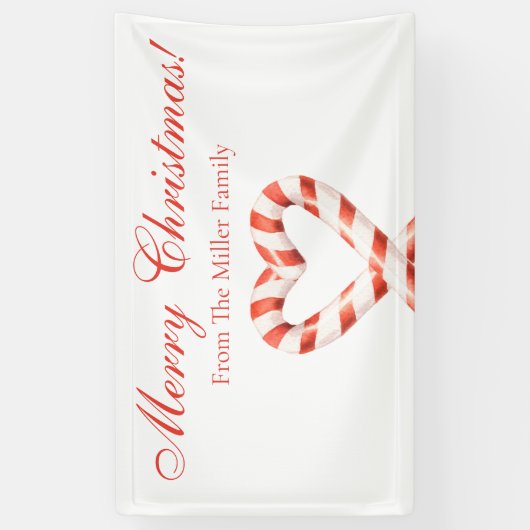 Speciaal kerstsnoeprietzandel spandoek (Verticaal)