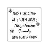 Speciaal kerstsnowflakes stempel (Afrduk)