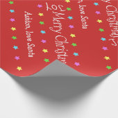 Speciaal kerststaren, verpakt papier (Hoek)