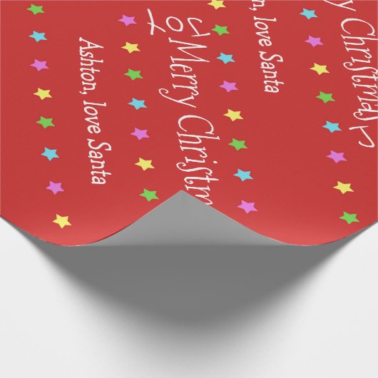 Speciaal kerststaren, verpakt papier (Hoek)