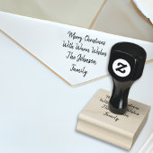 Speciaal kerststempel rubberstempel