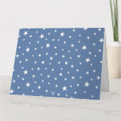 Speciaal kerststraatsneeuwscène kaart (Achterkant)