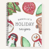 Speciaal kerstvakantierecept notitieboek (Voorkant)