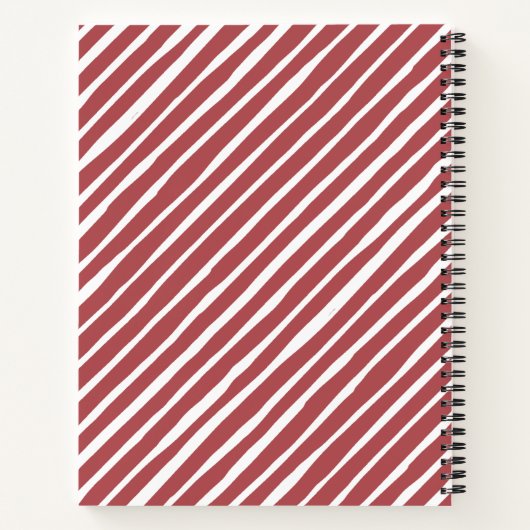 Speciaal kerstvakantierecept notitieboek (Achterkant)