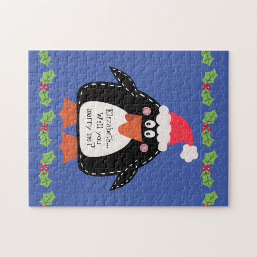 Speciaal kerstvoorstel Penguin Legpuzzel (Horizontaal)