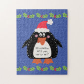 Speciaal kerstvoorstel Penguin Legpuzzel (Verticaal)