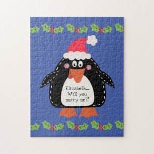 Speciaal kerstvoorstel Penguin Legpuzzel