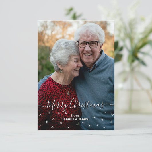 Speciaal kerstWenskaart Bedankkaart (Staand voorkant)