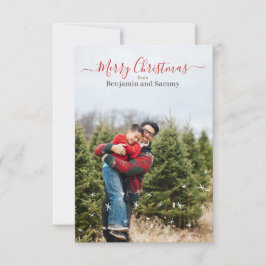 Speciaal kerstWenskaart Bedankkaart