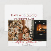 Speciaal kerstWenskaart Bedankkaart (Voorkant / Achterkant)