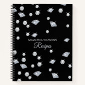 Speciaal keukenboek met reservediamanten notitieboek (Voorkant)