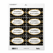 Speciaal keukenlabel, grootmaans beste label (Full Sheet)