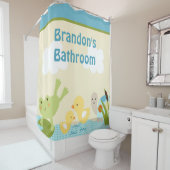 Speciaal kikker in het schoeisel-gordijn van het K Douchegordijn (In situ)