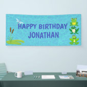 Speciaal kikkerbanner spandoek (Beurs)