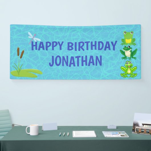 Speciaal kikkerbanner spandoek (Beurs)