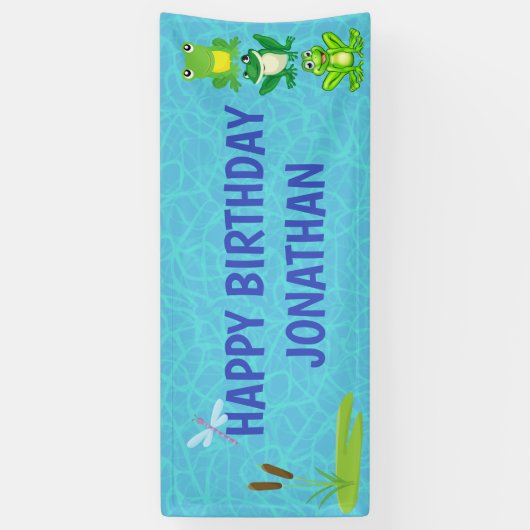 Speciaal kikkerbanner spandoek (Verticaal)