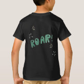 Speciaal Kind Dinosaur Black T-shirt (Achterkant)