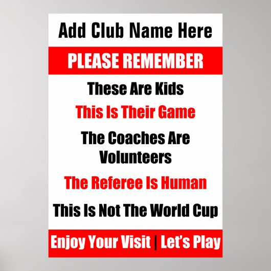 Speciaal Kind Game Poster Rugby (Voorkant)