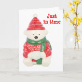 "SPECIAAL KIND MET KERST UIT SCHATTIGE BEER" KAART (Gele Bloem)