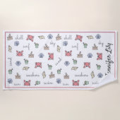 Speciaal Kind van Sandcastle Shell Pail van Beach Strandlaken (Voorkant)