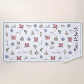 Speciaal Kind van Sandcastle Shell Pail van Beach Strandlaken (Voorkant)