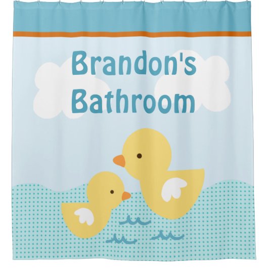Speciaal Kind voor rubberdraden - Shower Curtain Douchegordijn (Voorkant)