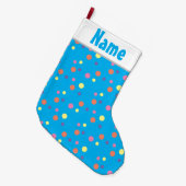 Speciaal Kinder blauw kerstfeest Grote Kerstsok (Voorkant (Hangend))
