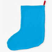 Speciaal Kinder blauw kerstfeest Grote Kerstsok (Achterkant)