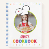 Speciaal Kinder Cookbook (Uw Foto) Notitieboek (Voorkant)