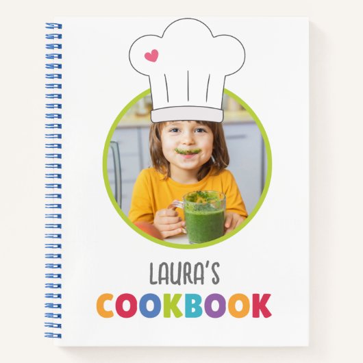 Speciaal Kinder Cookbook (Uw Foto) Notitieboek (Voorkant)