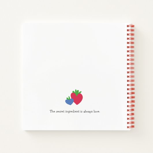 Speciaal Kinder Cookbook (Uw Foto) Notitieboek (Achterkant)