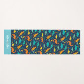 Speciaal Kinder dinosauruspatroon Yogamat (Voorkant (horizontaal))