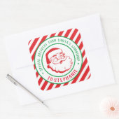 Speciaal Kinder kerstfeest Vierkante Sticker (Envelop)