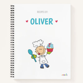 Speciaal kinder recept notitieboek