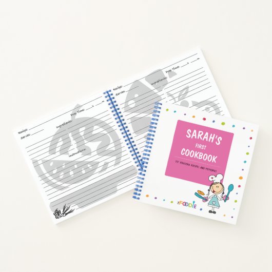 Speciaal Kinder Recipe Book Notitieboek (Binnen)