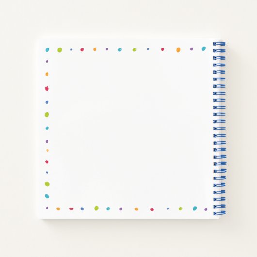 Speciaal Kinder Recipe Book Notitieboek (Achterkant)