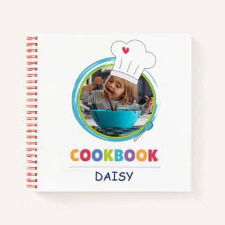 Speciaal Kinder Recipe Book (Uw Foto) Notitieboek