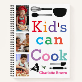Speciaal Kinder Recipe Book - Voeg uw foto toe Notitieboek