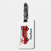 Speciaal Kinder rood bagagelabel (Achterkant verticaal)