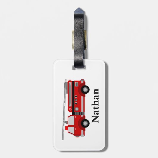 Speciaal Kinder rood bagagelabel (Achterkant verticaal)