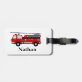 Speciaal Kinder rood bagagelabel (Achterkant horizontaal)