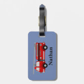 Speciaal Kinder rood bagagelabel (Achterkant verticaal)