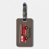 Speciaal Kinder rood bagagelabel (Achterkant verticaal)