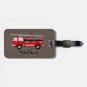 Speciaal Kinder rood bagagelabel (Achterkant horizontaal)