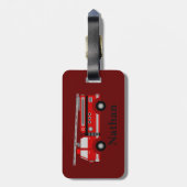 Speciaal Kinder rood bagagelabel (Achterkant verticaal)