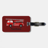 Speciaal Kinder rood bagagelabel (Achterkant horizontaal)