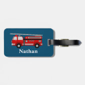 Speciaal Kinder rood bagagelabel (Achterkant horizontaal)