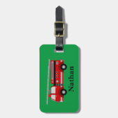 Speciaal Kinder rood bagagelabel (Voorkant verticaal)