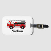 Speciaal Kinder rood bagagelabel (Voorkant (horizontaal))